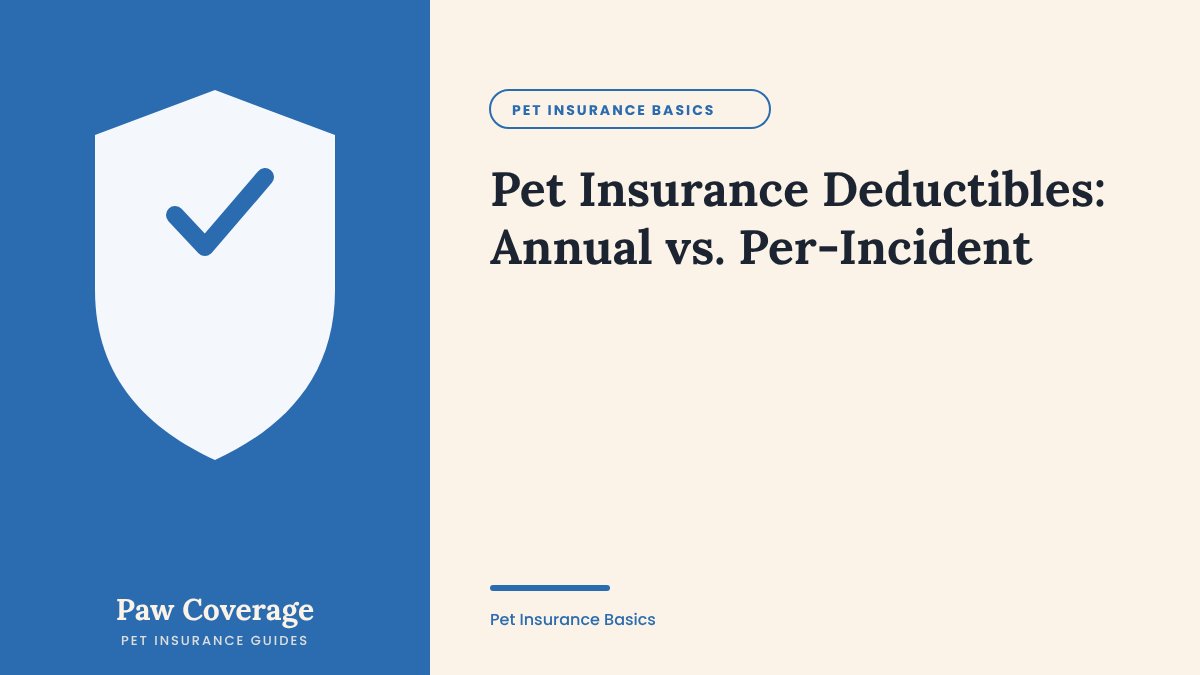 Paw Coverage cover for the pet insurance deductibles guide